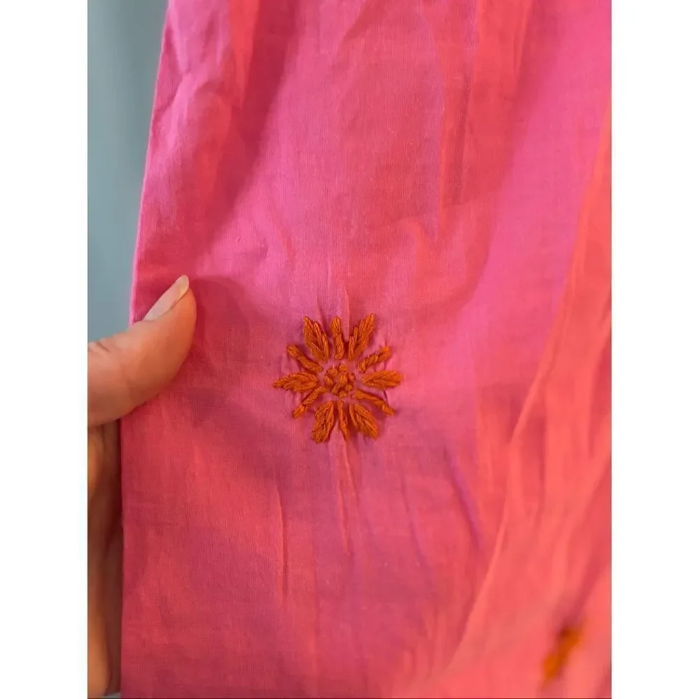 NWOT Madison Mathews embroidered kaftan , XS $189 F43 - Picture 5 of 7